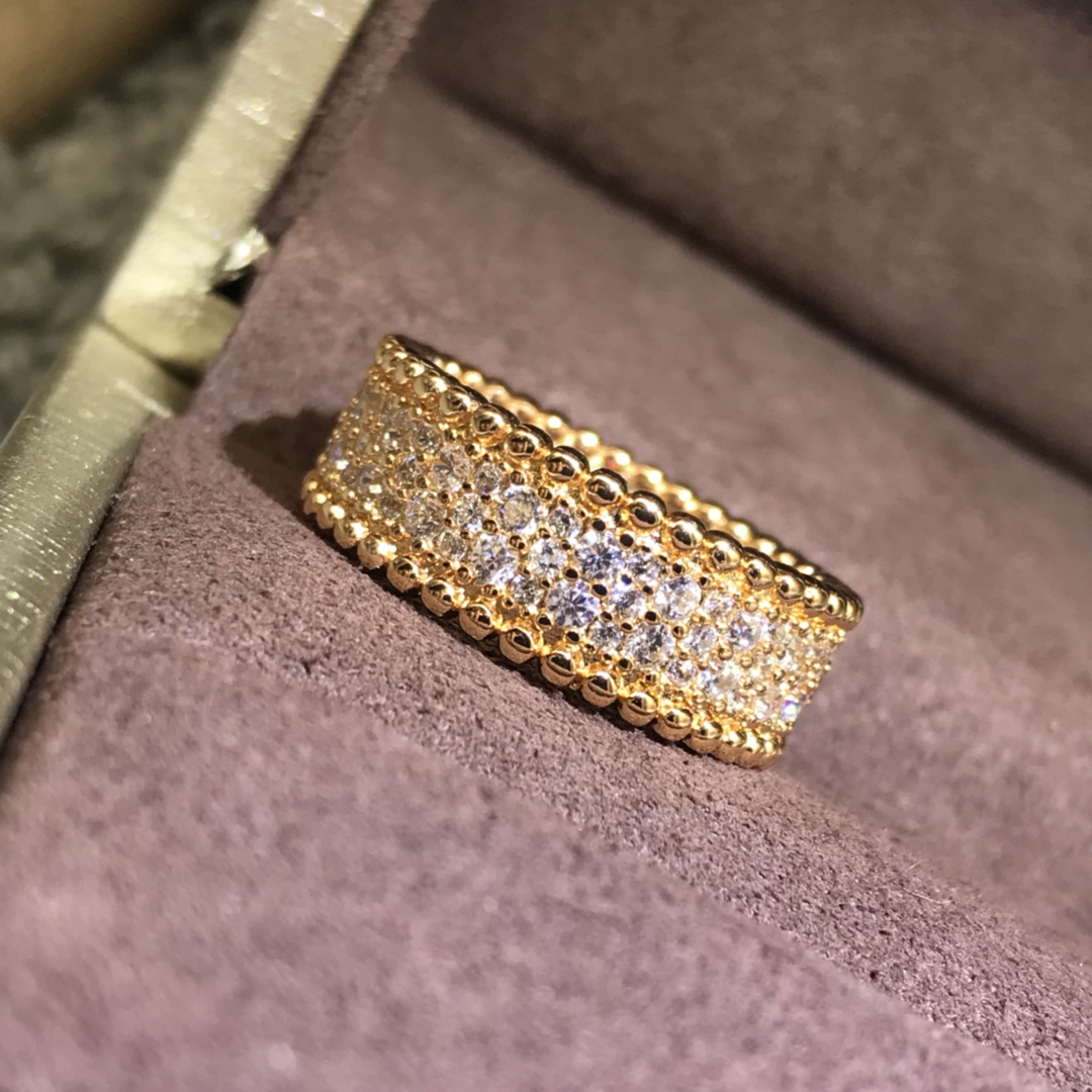 VCA Wide Perlee Diamonds Ring - Image 7