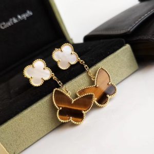 VCA Lucky Alhambra Earrings, 2 Motifs