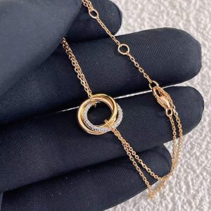 Cartier Diamond Trinity Chain Bracelet