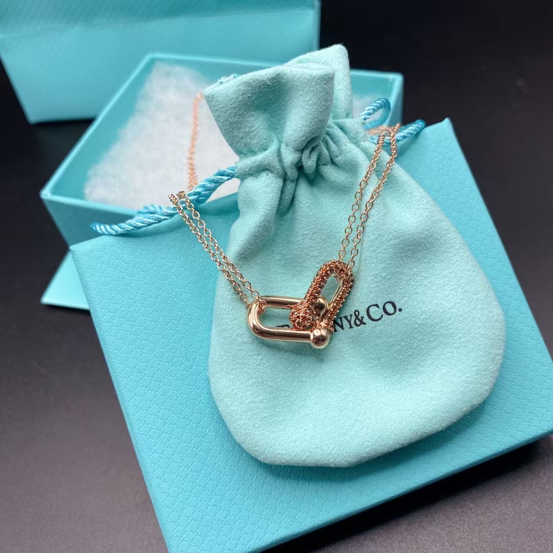 Tiffany Large Double Link Pendant Necklace - Image 7