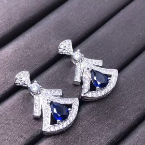 Bvlgari Divas' Dream Earrings - Navy Teardrop Diamond