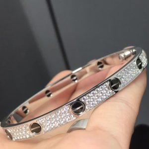 Cartier LOVE Bracelet Bangle - Black Nail