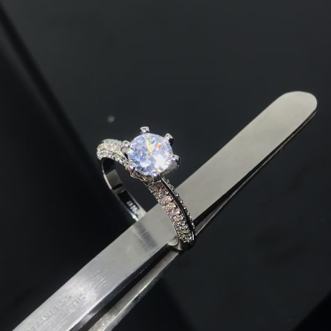 Tiffany Classic Single Diamond Ring - Image 4