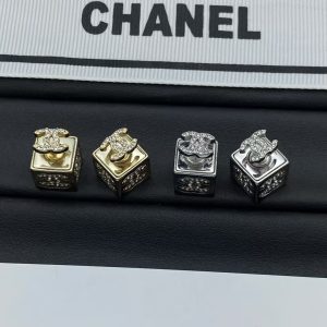 Chanel Cube Stud Earrings