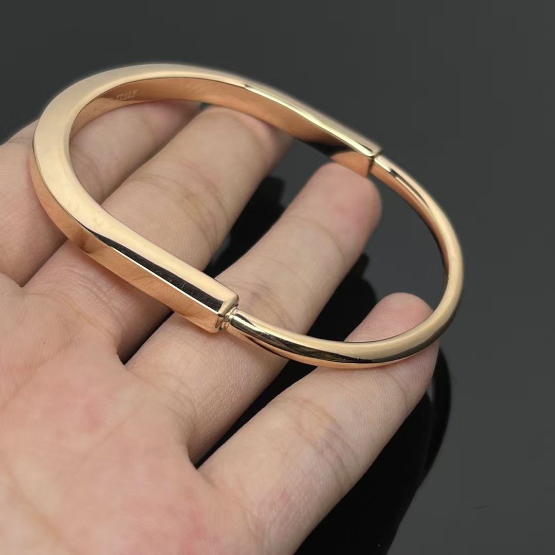Tiffany Lock Bangle Bracelet - Image 4