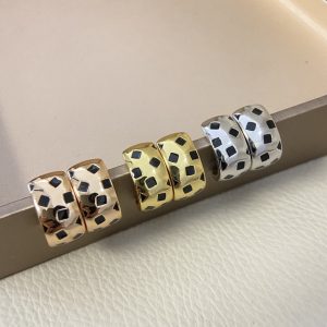Cartier Leopard Panthère de Stud Earrings