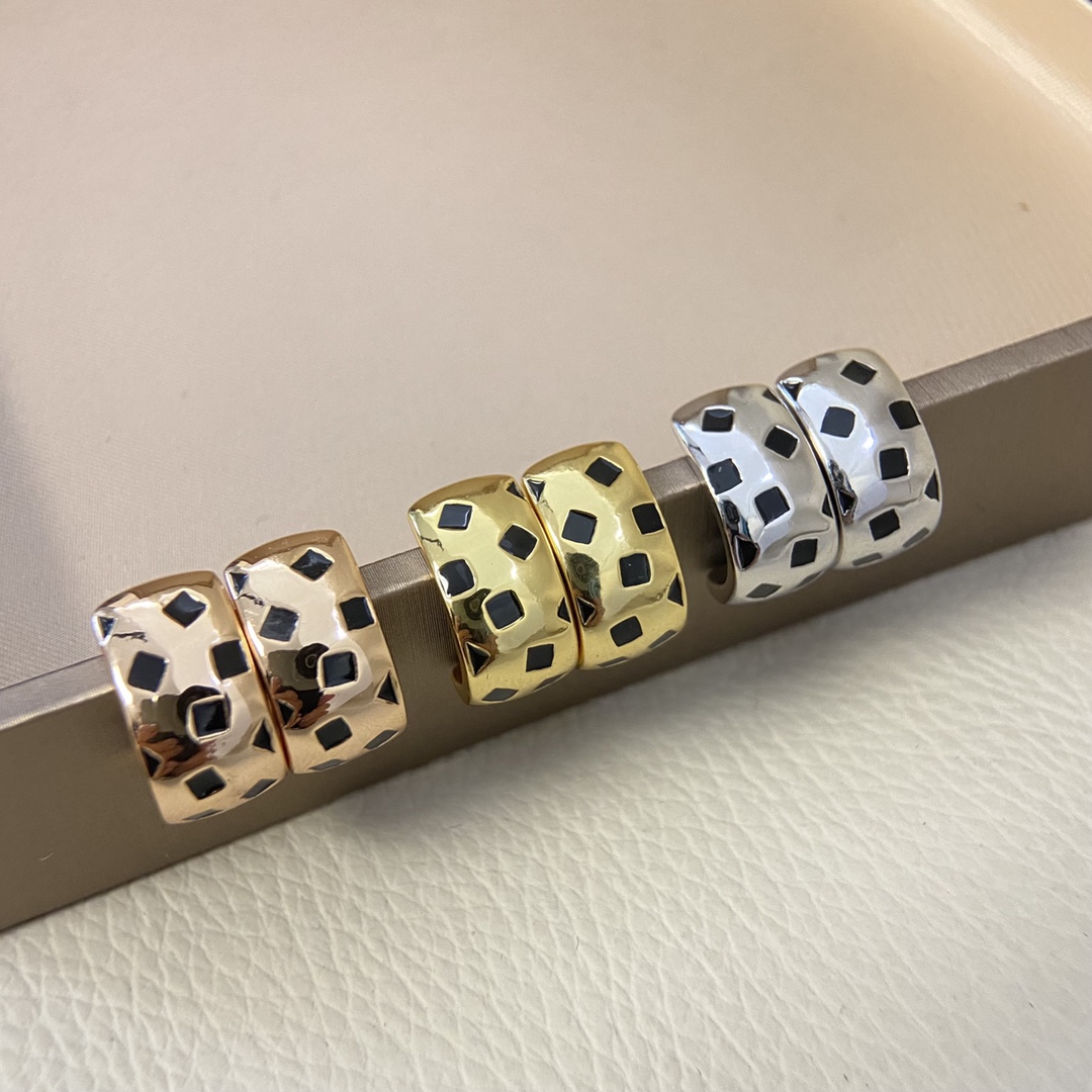 Cartier Leopard Panthère de Stud Earrings