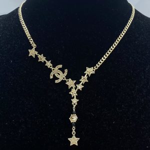 Chanel Star Drop Y Necklace
