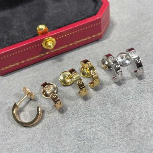 Cartier LOVE Half Hoop Earrings
