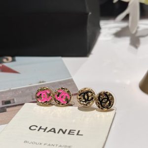 Chanel Round Stud Earrings