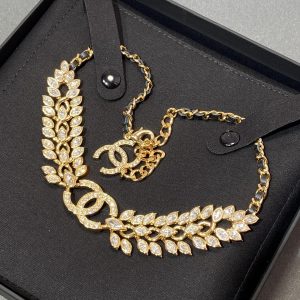 Luxury Chanel Ear of Wheat Necklace