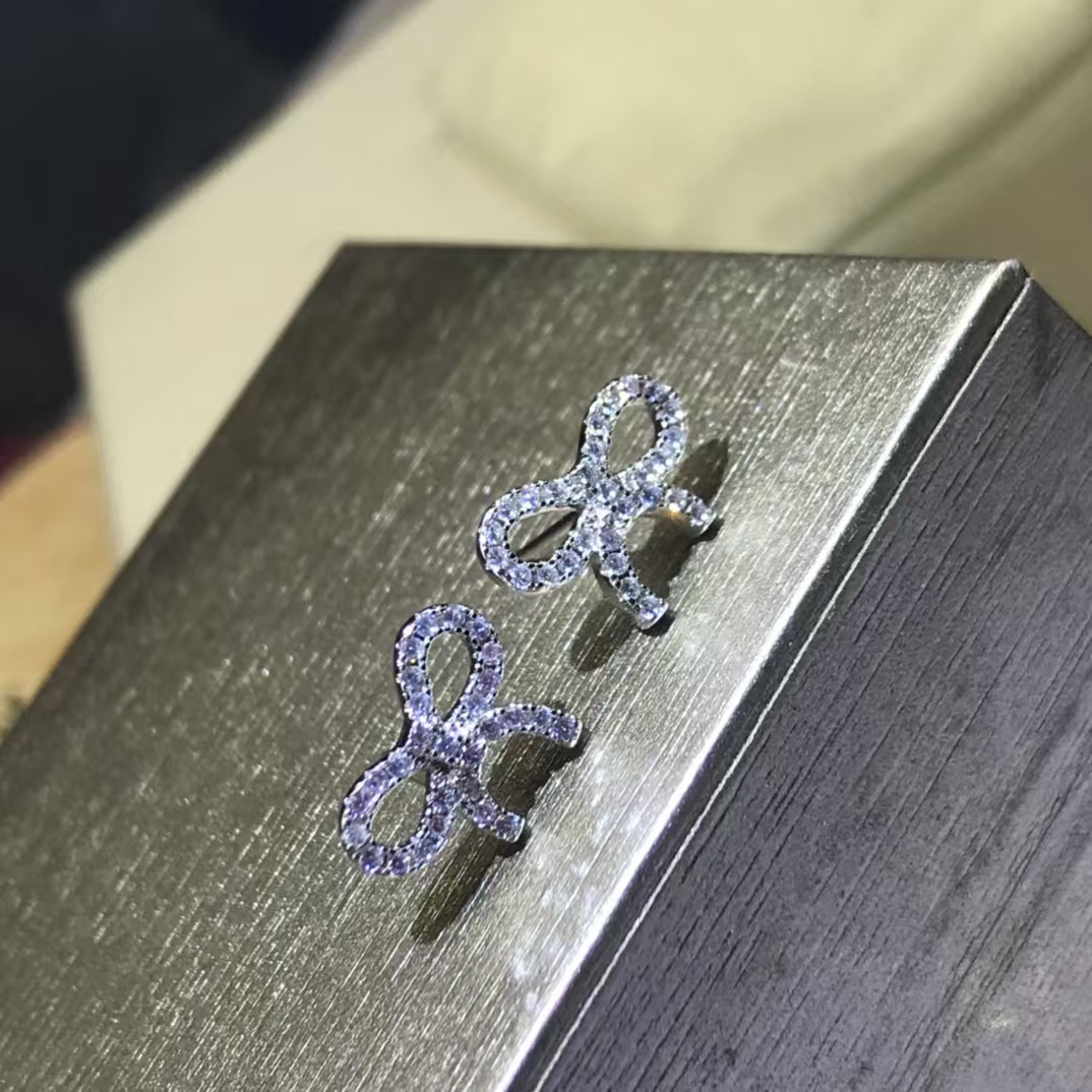 Tiffany Bow Knot Earrings - Image 4
