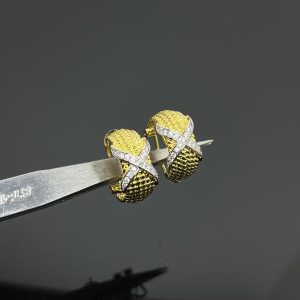 Tiffany Rope Six-Row Ear Clips Earrings