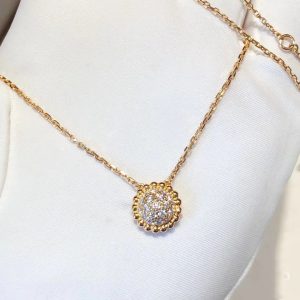 VCA Perlee Diamond Pendant Necklace