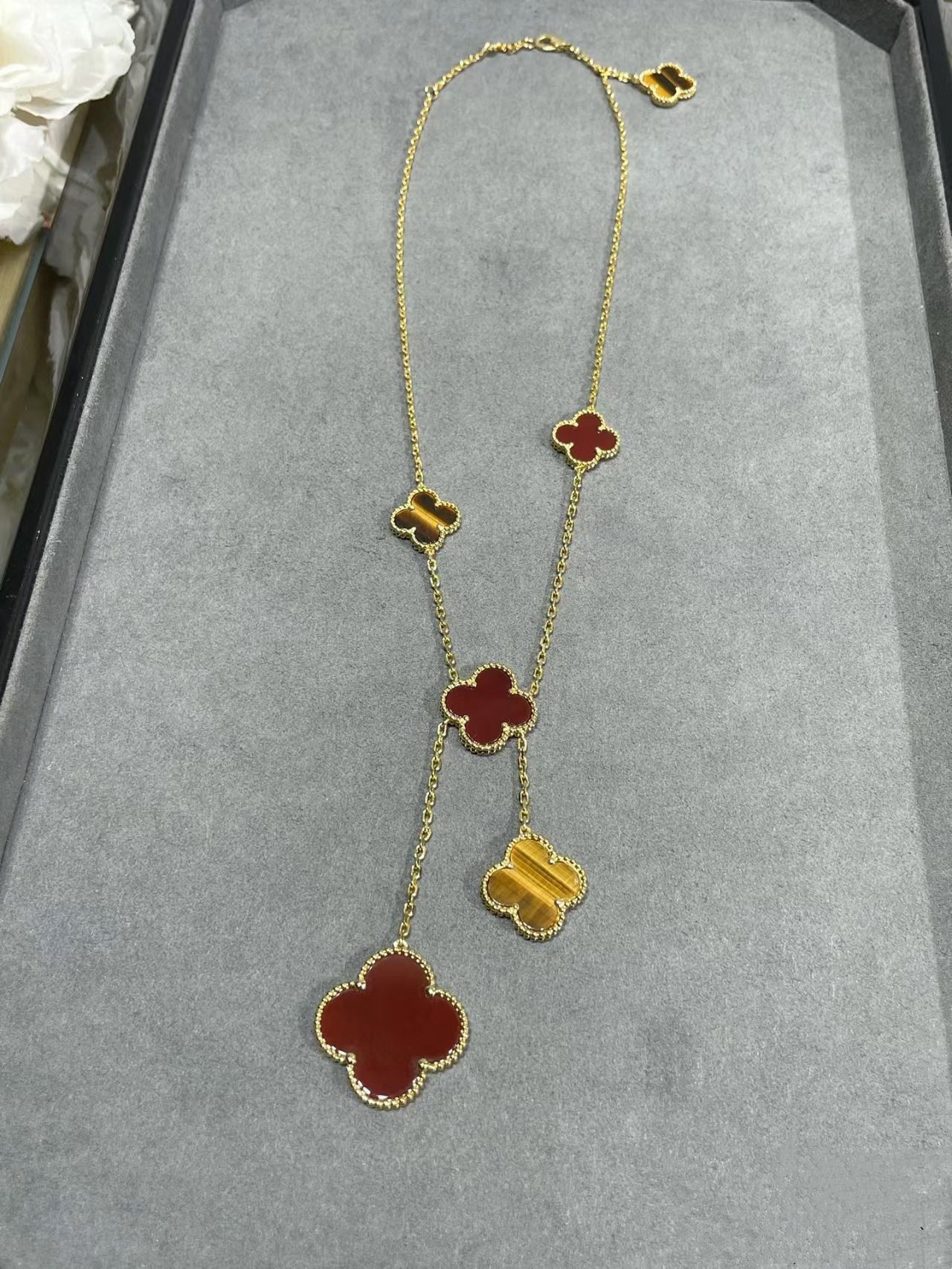 VCA Clover Magic Alhambra Necklace, 6 Motifs - Image 6