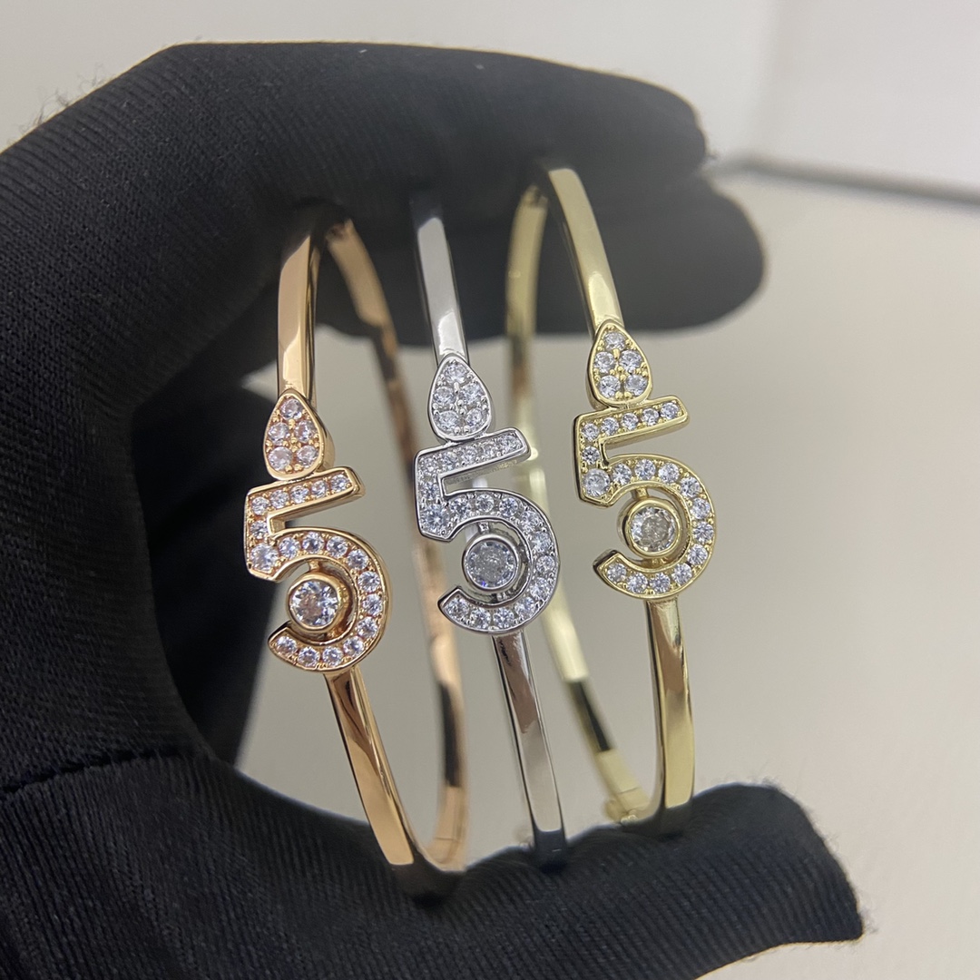 Chanel Water Drop NO.5 Bangle Bracelet