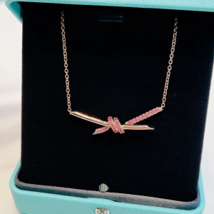 Tiffany Knot Pendant Necklace
