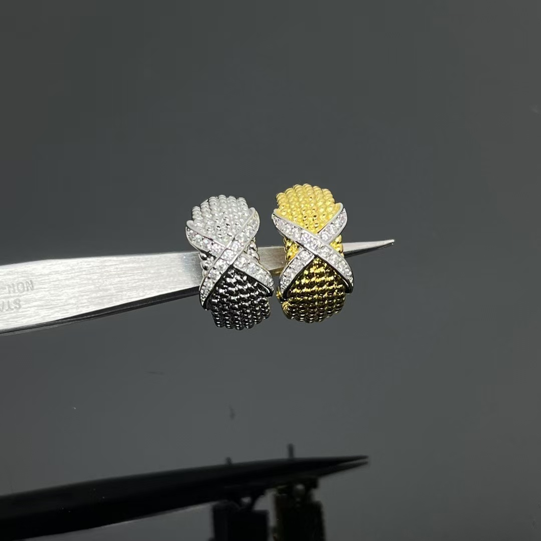 Tiffany Rope Six-Row Ear Clips Earrings - Image 4