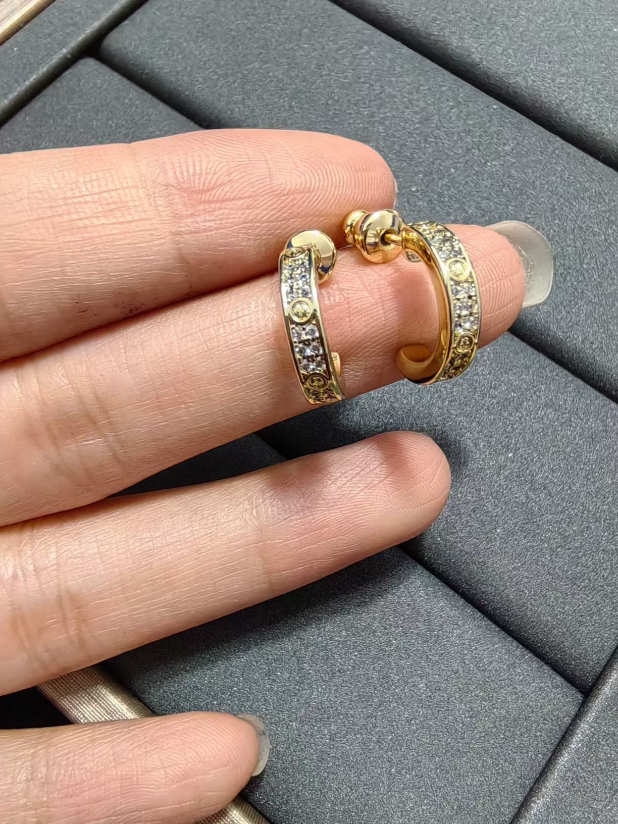 Cartier C Shape Earrings - Image 5