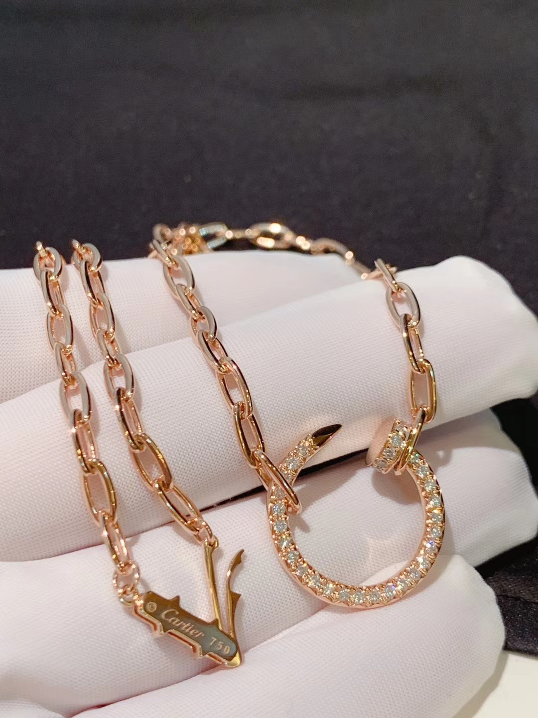 Cartier Paperclip Chain Juste Un Clou Necklace