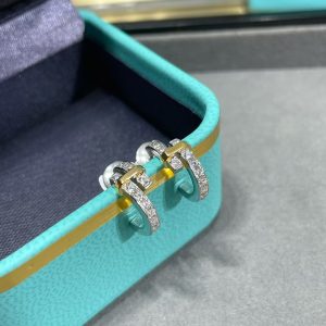 Tiffany Edge Hoop Earrings