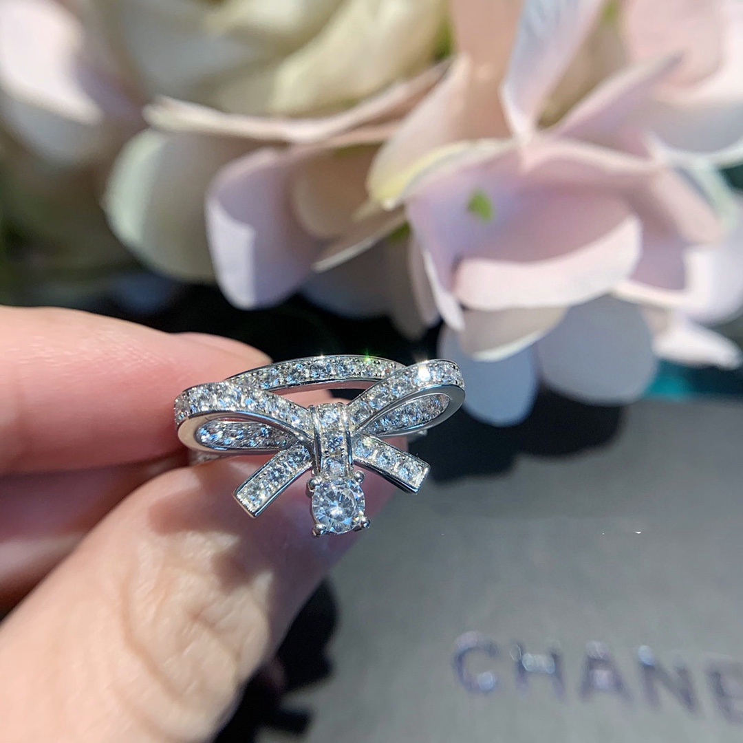 Chanel Ruban Bow Ring - Image 4
