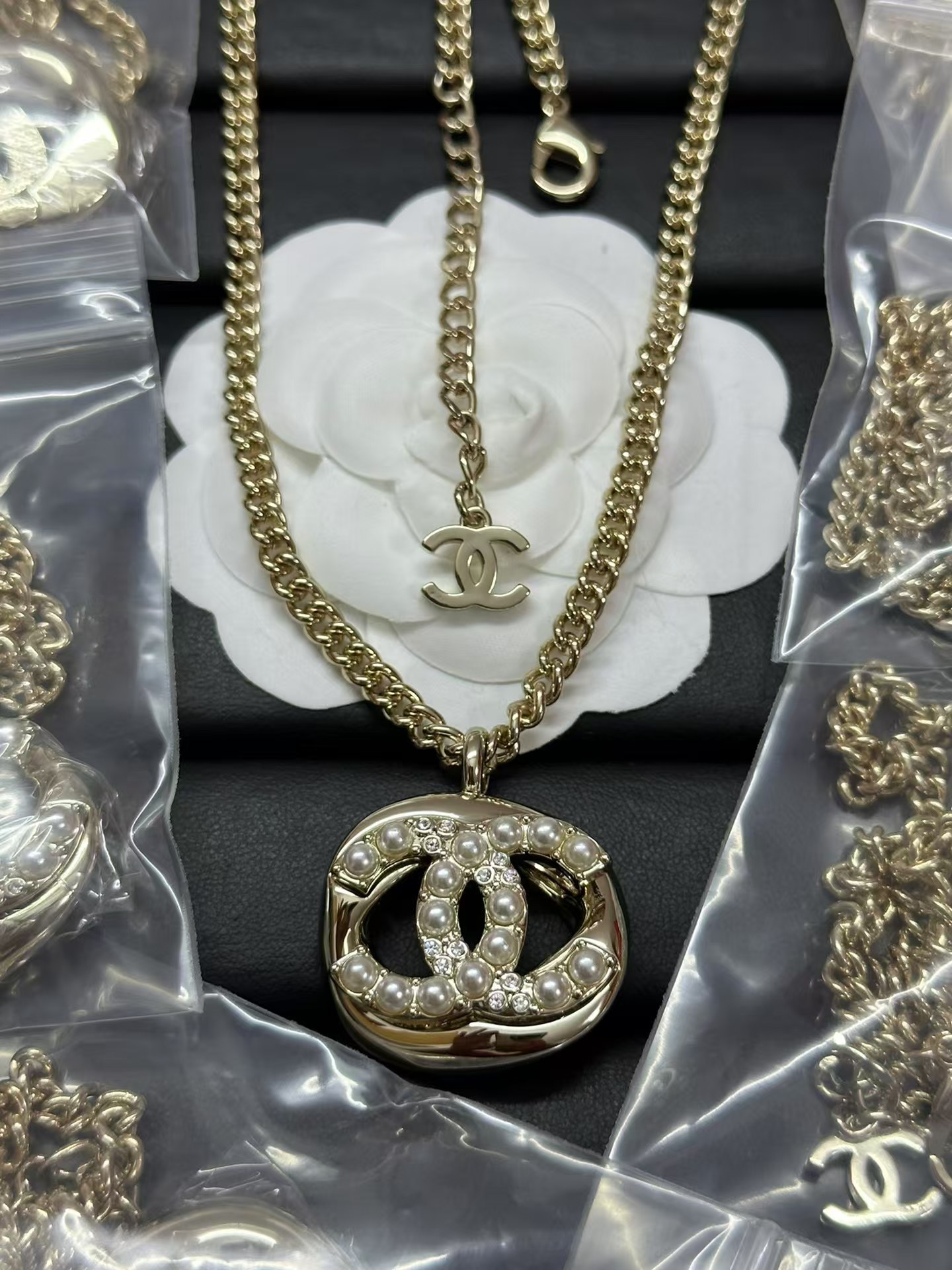Chanel Unisex Cuban Chain Necklace