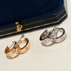 Cartier LEVE Half Hoop Earrings