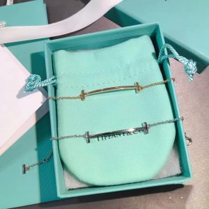 Tiffany No Diamond Smooth T Bracelet