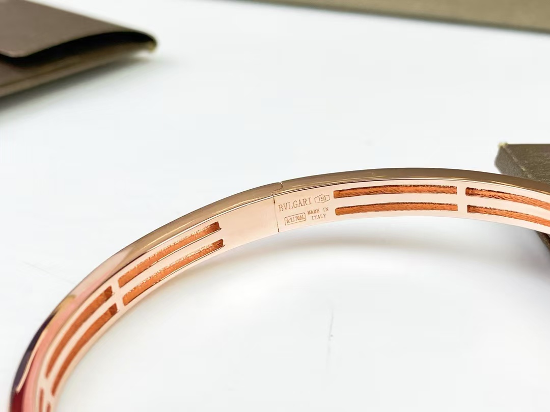 Bvlgari Divas' Dream Open Cuff Bangle Bracelet in Rose Gold - Image 8