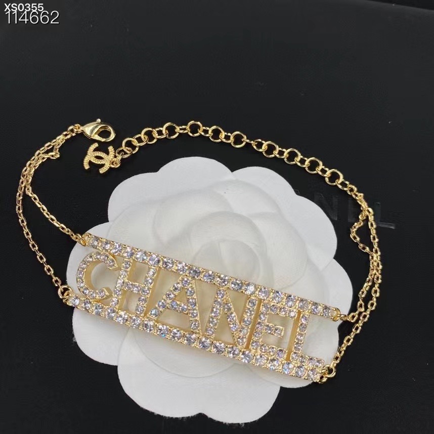 Chanel Monogram Earrings Bracelet Necklace - Image 5