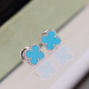 VCA Sweet Alhambra Earstuds Earring - Mini
