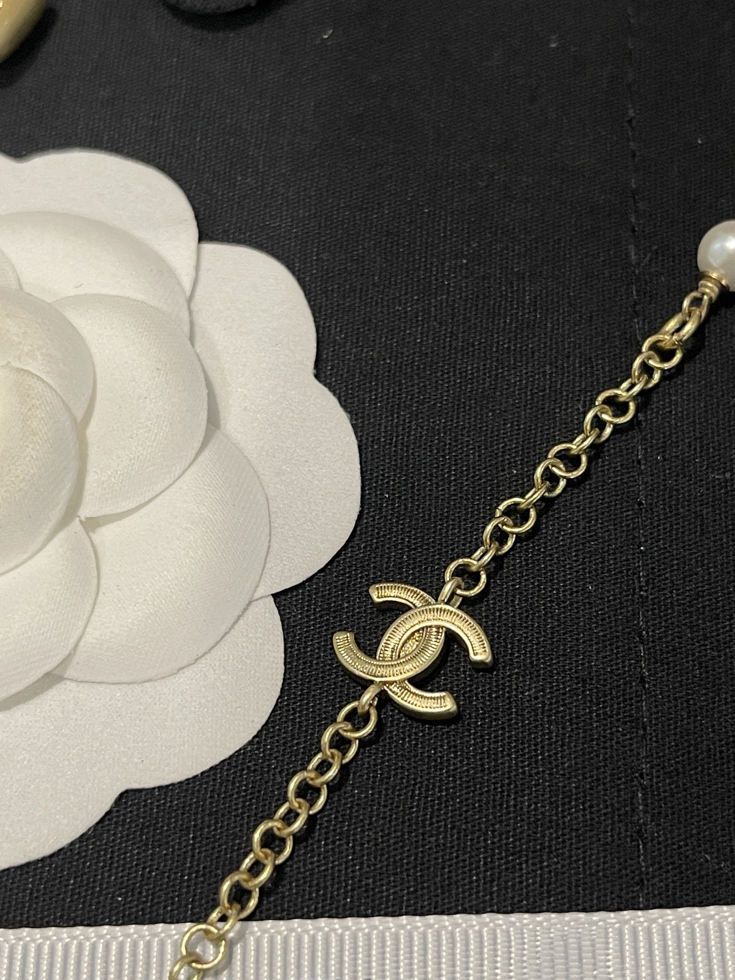 Chanel Bowknot Sweater Chain Foldable Double-Layer Long Necklace - Image 11