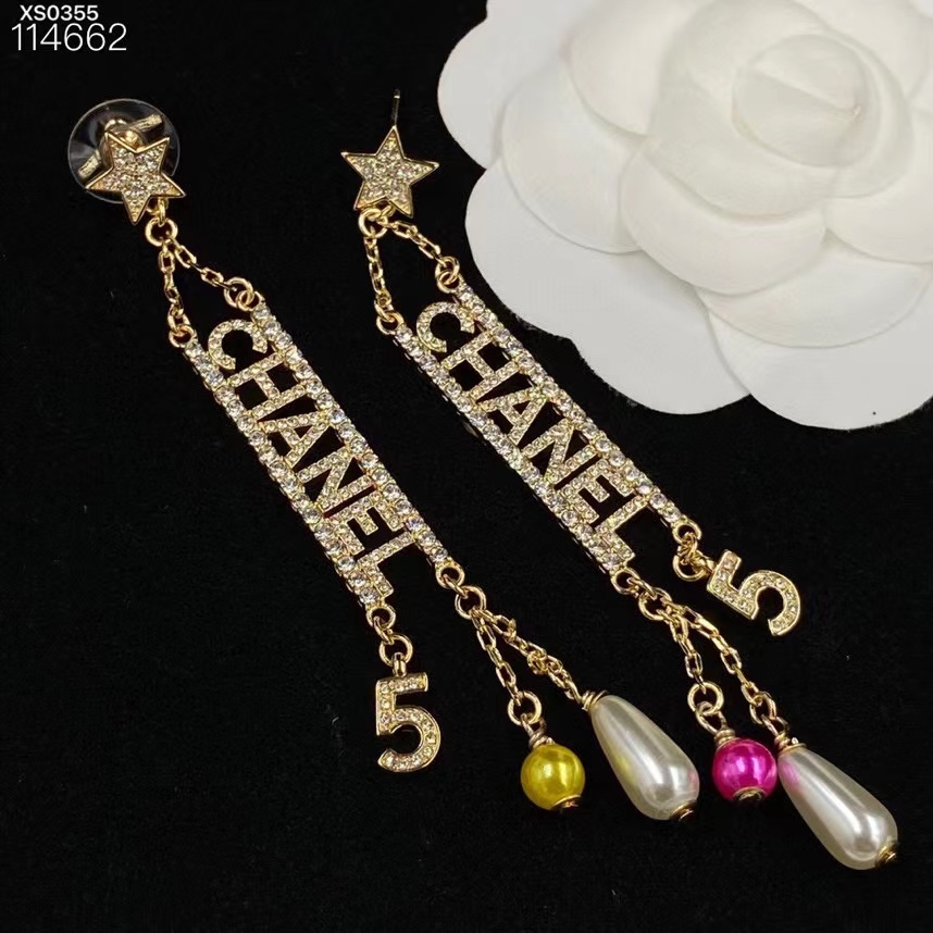 Chanel Monogram Earrings Bracelet Necklace - Image 2