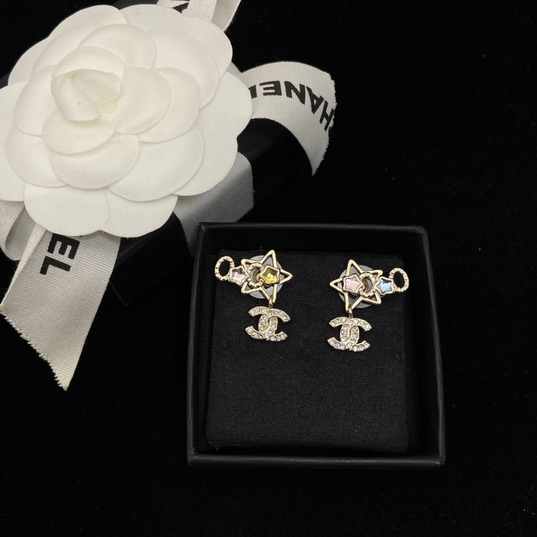 Chanel Dreamy Star Earrings Necklace - Image 2