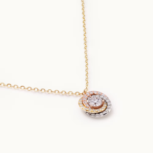 Cartier Full Diamond Paved Trinity Pendant Necklace