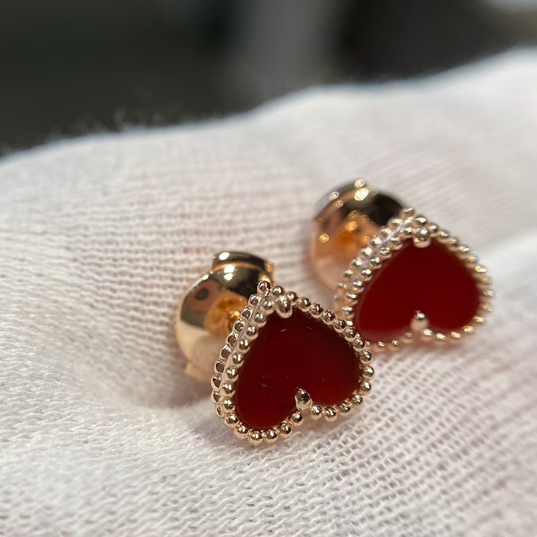 VCA Heart Stud Earrings - Image 2