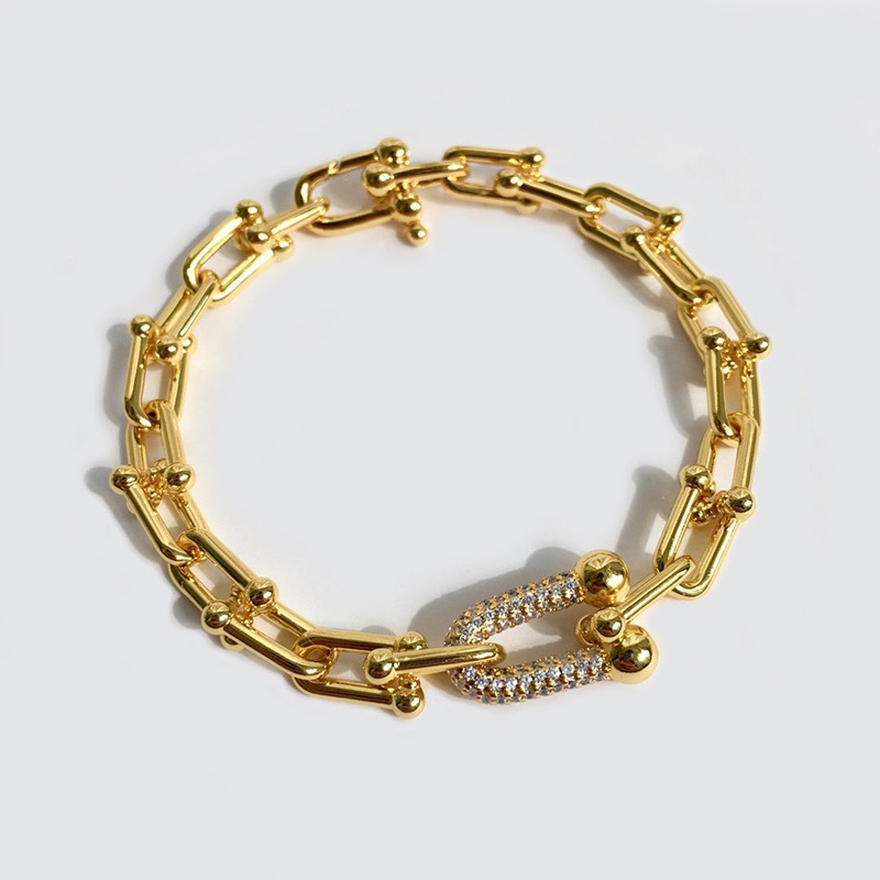 Tiffany Hardware Large Link Bracelet Three Color Available