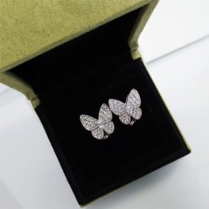 VCA Two Butterfly Earrings