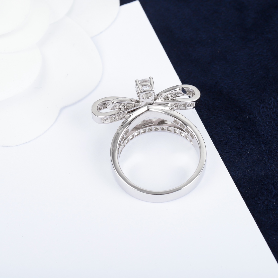 Chanel Ruban Bow Ring - Image 5