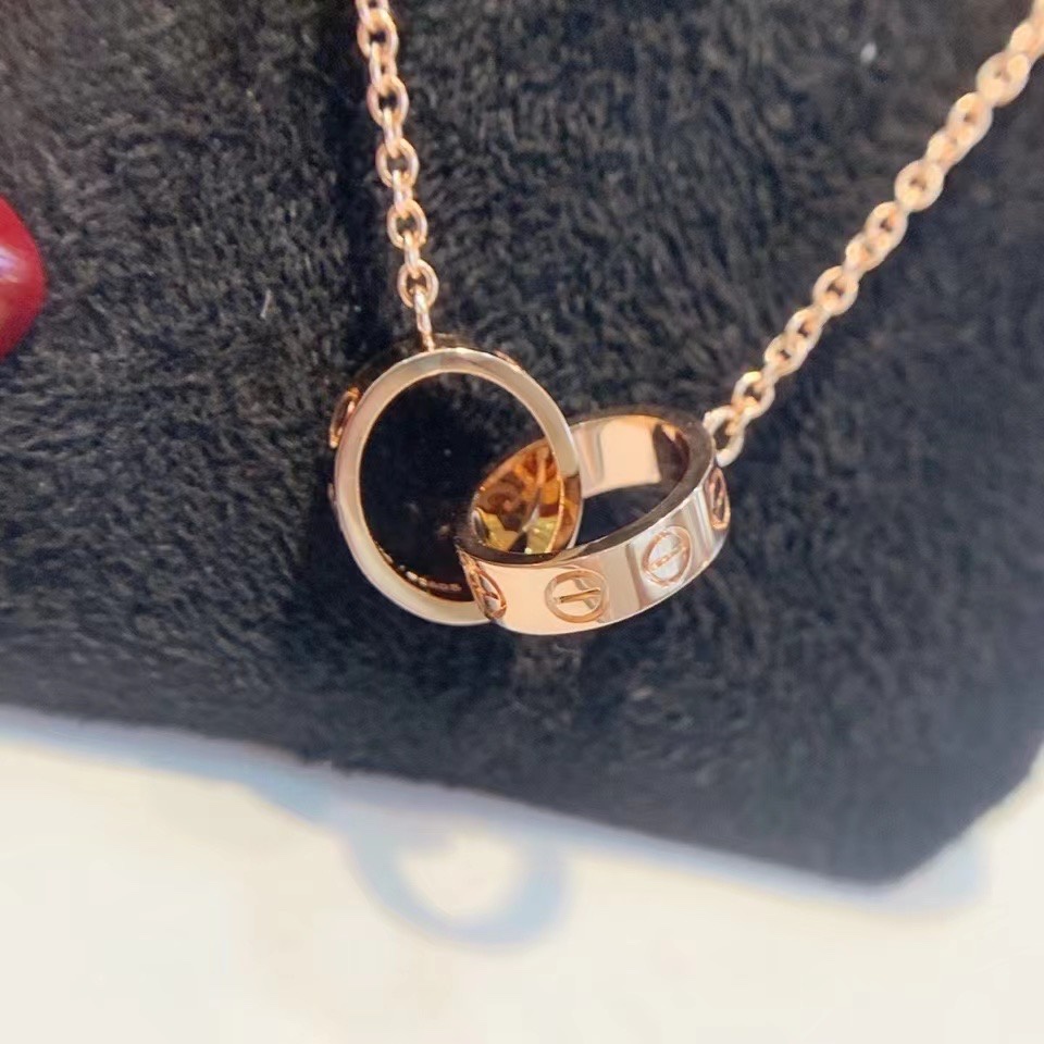 Cartier Smooth Surface LOVE Pendant Necklace in Rose Gold - Image 2