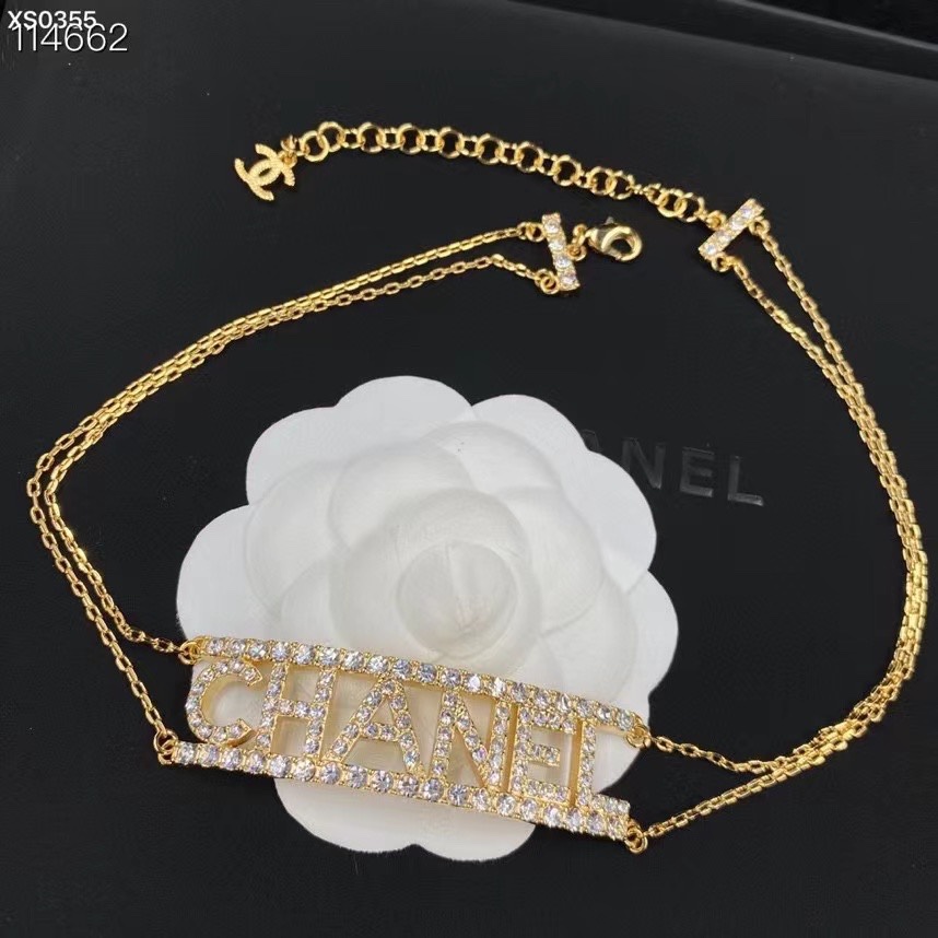 Chanel Monogram Earrings Bracelet Necklace - Image 4
