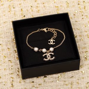 Chanel Black Lace CC Bracelet