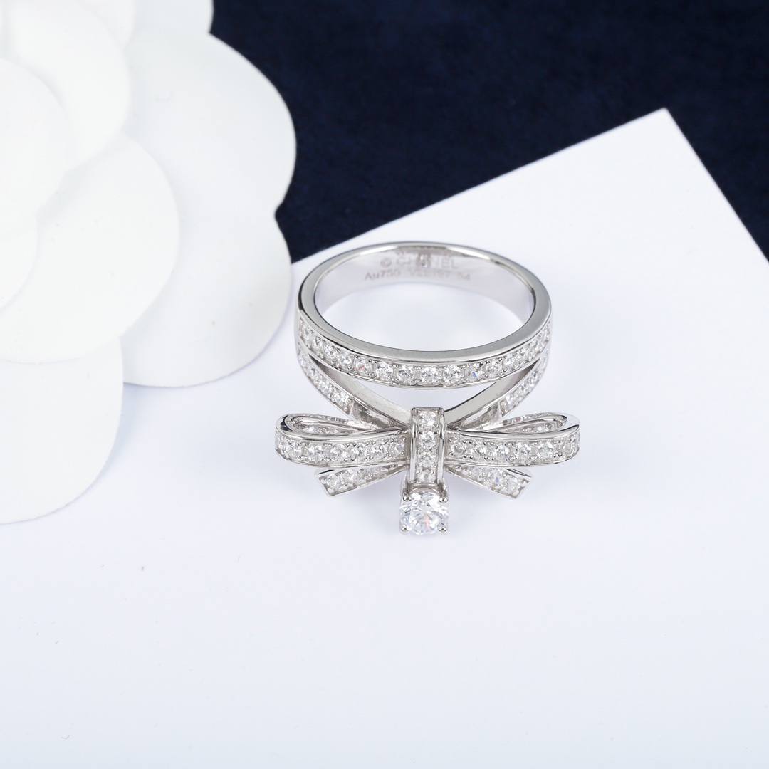 Chanel Ruban Bow Ring - Image 6