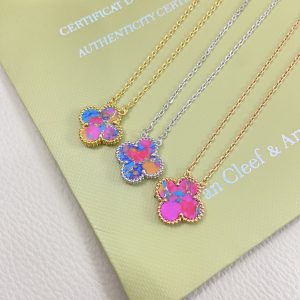 Newest VCA Vintage Alhambra Pendant Necklace