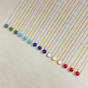 VCA Candy Color Perlee Couleurs Pendant Necklace