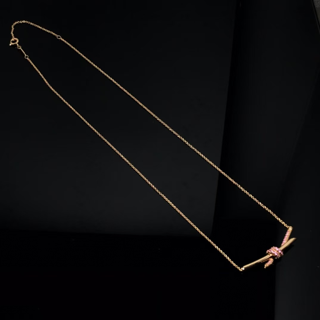 Tiffany Knot Pendant Necklace - Image 8