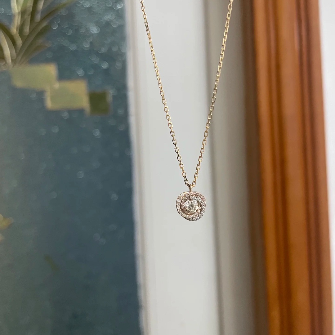 Cartier Full Diamond Paved Trinity Pendant Necklace - Image 12