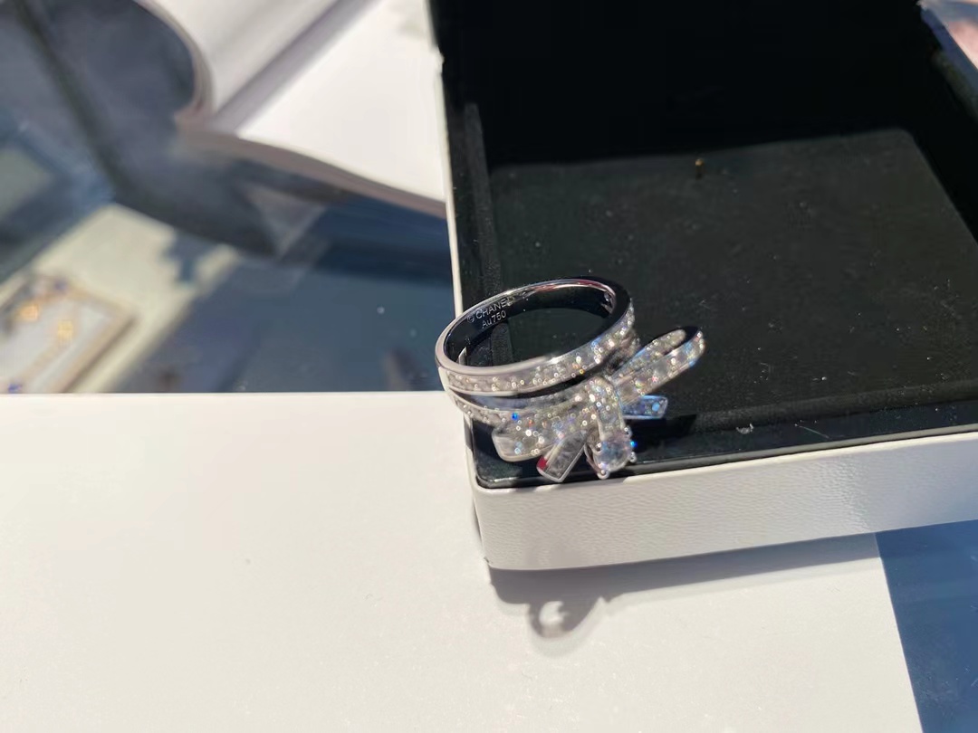 Chanel Ruban Bow Ring - Image 10