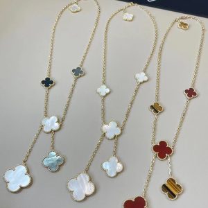 VCA Clover Magic Alhambra Necklace, 6 Motifs
